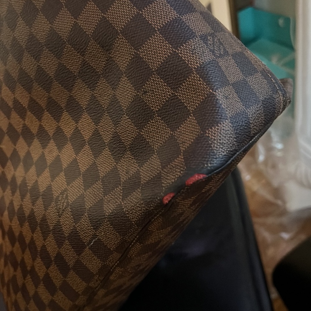 Louis Vuitton Neverfull GM Damier Ebene coated canvas tote bag - Picture 6 of 11